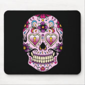 Dag van de Dead Sugar Skull Roze Muismat (Voorkant)