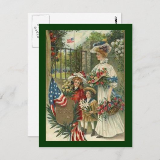  dag van de decoratie van de eer briefkaart (Voorkant / Achterkant)