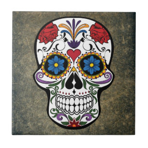 Dag van de Día de Muertos Mexico Tegeltje