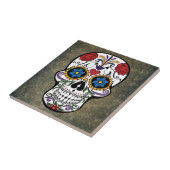 Dag van de Día de Muertos Mexico Tegeltje (Zijkant)