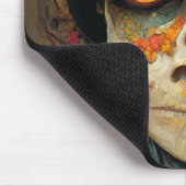 Dag van de dode 1 Fantastische schedel Muismat (Hoek)