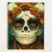 Dag van de dode 2 Fantastische schedel Planner (Voorkant)