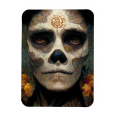 Dag van de dode 3 Fantastische schedel Magneet (Verticaal)