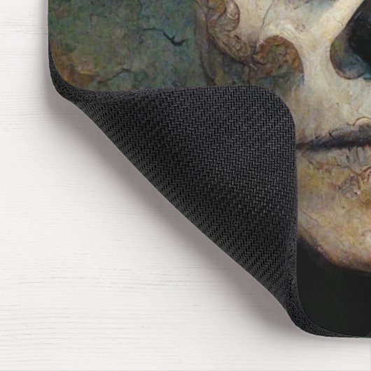 Dag van de dode 3 Fantastische schedel Muismat (Hoek)