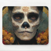 Dag van de dode 3 Fantastische schedel Muismat (Voorkant)