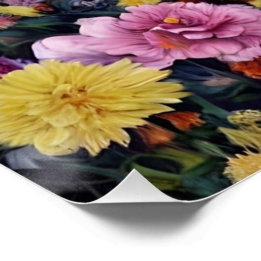 Dag van de dode AI-kunst Perfect Poster (Hoek)