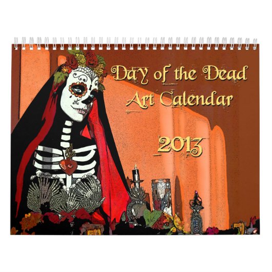 Dag van de dode Art Agenda Kalender (Hoes)