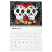 Dag van de dode Art Agenda Kalender (Feb 2027)
