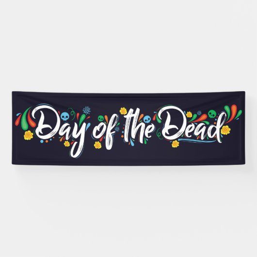 Dag van de dode banner (Horizontaal)