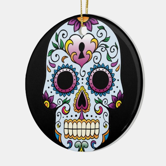 Dag van de Dode Blauwe Ornament van de Suiker (Links)