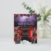 Dag van de Dode Bloemen Briefkaart (Staand voorkant)