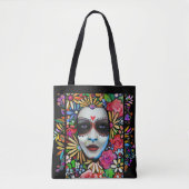 Dag van de Dode Bloemen Tote Bag (Voorkant)