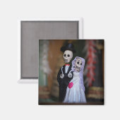 Dag van de dode bruid en bruidegom magneet (Voorkant / Achterkant)