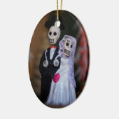 Dag van de dode bruiloft keramisch ornament (Links)