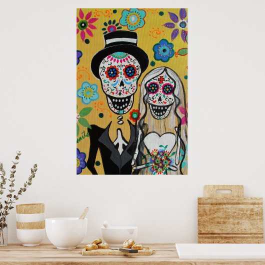 Dag van de dode bruiloft poster (Keuken)