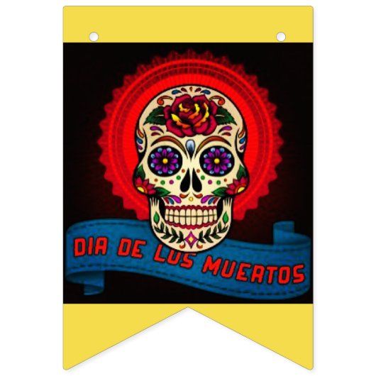 DAG VAN DE DODE BUNTING BANNER (Tweede vlag)