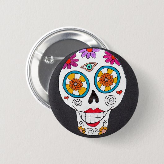 Dag van de dode Button (Voorkant /achterkant)