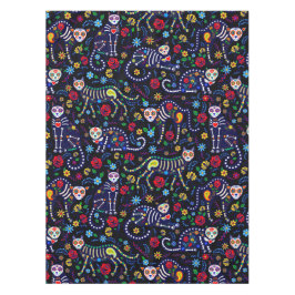 Dag van de Dode Calaveras Katten Tafelkleed