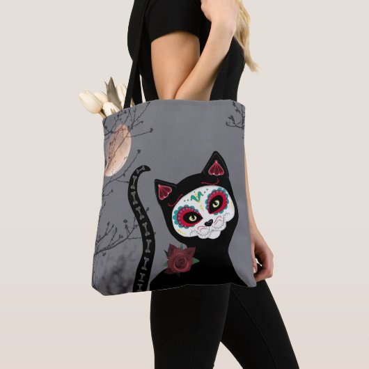 Dag van de dode Canvas tas (Dichtbij)