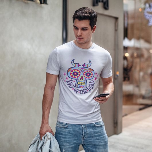 Dag van de dode Cartoon T-shirt