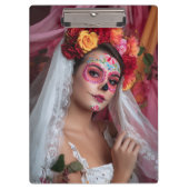 Dag van de Dode Catrina Notitieboek Klembord (Voorkant)