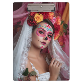 Dag van de Dode Catrina Notitieboek Klembord