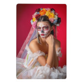 Dag van de Dode Catrina Notitieboek Mini Klembord (Achterkant)