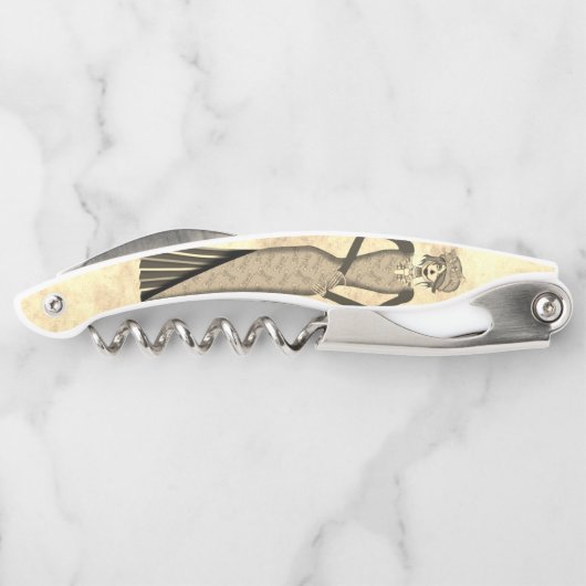 Dag van de dode Catrina Skeleton Doll Kurkentrekker (Achterkant)