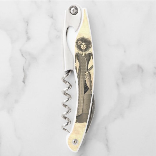 Dag van de dode Catrina Skeleton Doll Kurkentrekker (Voorkant)