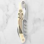 Dag van de dode Catrina Skeleton Doll Kurkentrekker (Achterkant)