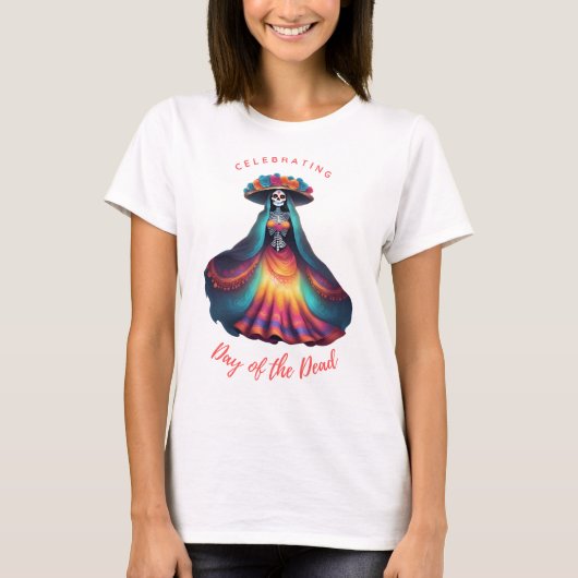 Dag van de Dode Catrina T-shirt (Voorkant)