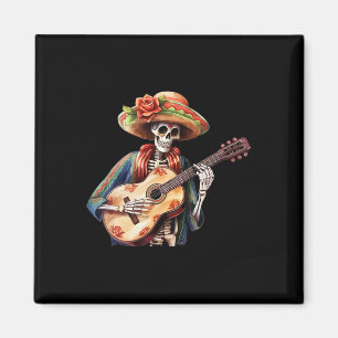Dag van de dode-dame-suikerschedel van Los Muerto Magneet