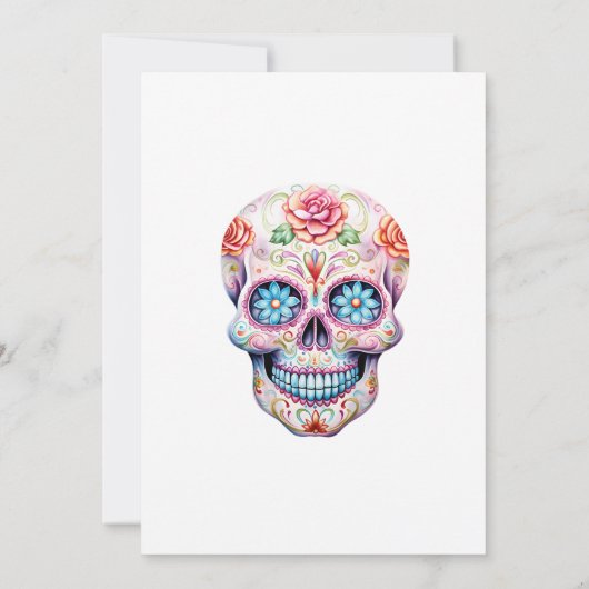 Dag van de Dode Dia De la Muertos Kaart (Achterkant)