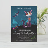 Dag van de Dode Dia De la Muertos Kaart (Staand voorkant)