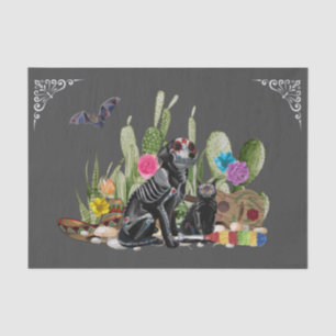 Dag van de Dode Dia De Los Muertos Tissuepapier