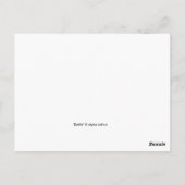 Dag van de dode dia de Muertos Sugar Skull Dalia Briefkaart (Achterkant)