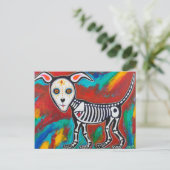 Dag van de Dode Dog Briefkaart (Staand voorkant)