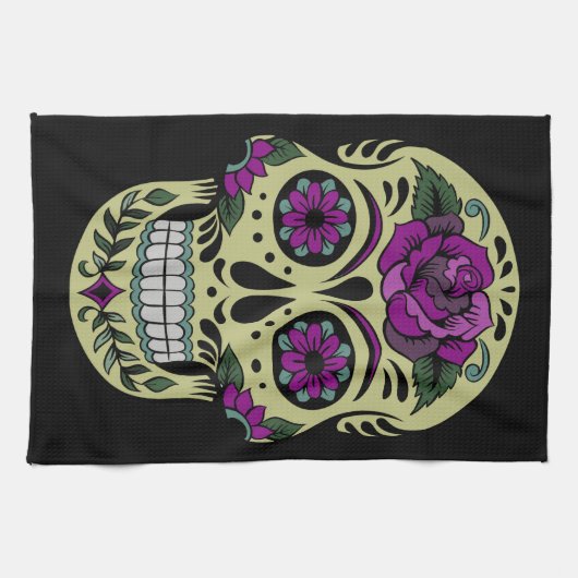 Dag van de Dode Douane Theedoek (Horizontaal)