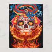 Dag van de Dode Draak en Phoenix Briefkaart (Voorkant)