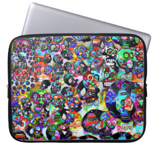 Dag van de dode elektronicazak laptop sleeve