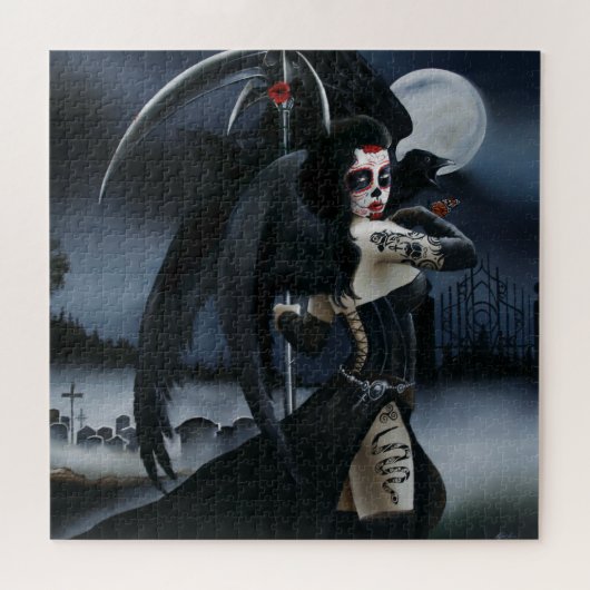 Dag van de dode engel legpuzzel (Horizontaal)