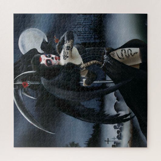 Dag van de dode engel legpuzzel (Verticaal)