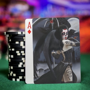 Dag van de dode engel pokerkaarten