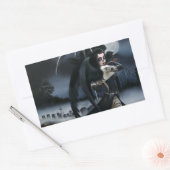 Dag van de dode engel rechthoekige sticker (Envelop)