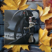 Dag van de dode engel tegeltje