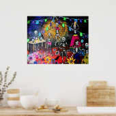 DAG VAN DE DODE FIESTA POSTER (Keuken)