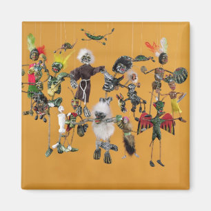 Dag van de dode figuren uit Oaxaca Magneet