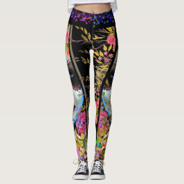 Dag van de dode Floral Leggings