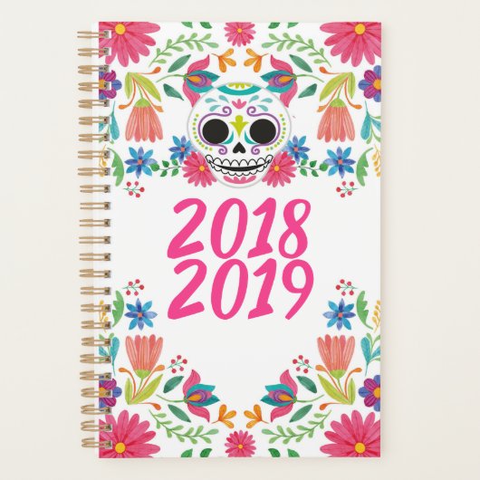Dag van de dode Floral Planner,  Planner (Voorkant)