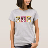 Dag van de dode Frida Kahlo Sugar Skulls T-Shirt (Voorkant)